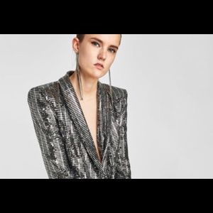 Amazing Zara tuxedo mini dress. Perfect condition.